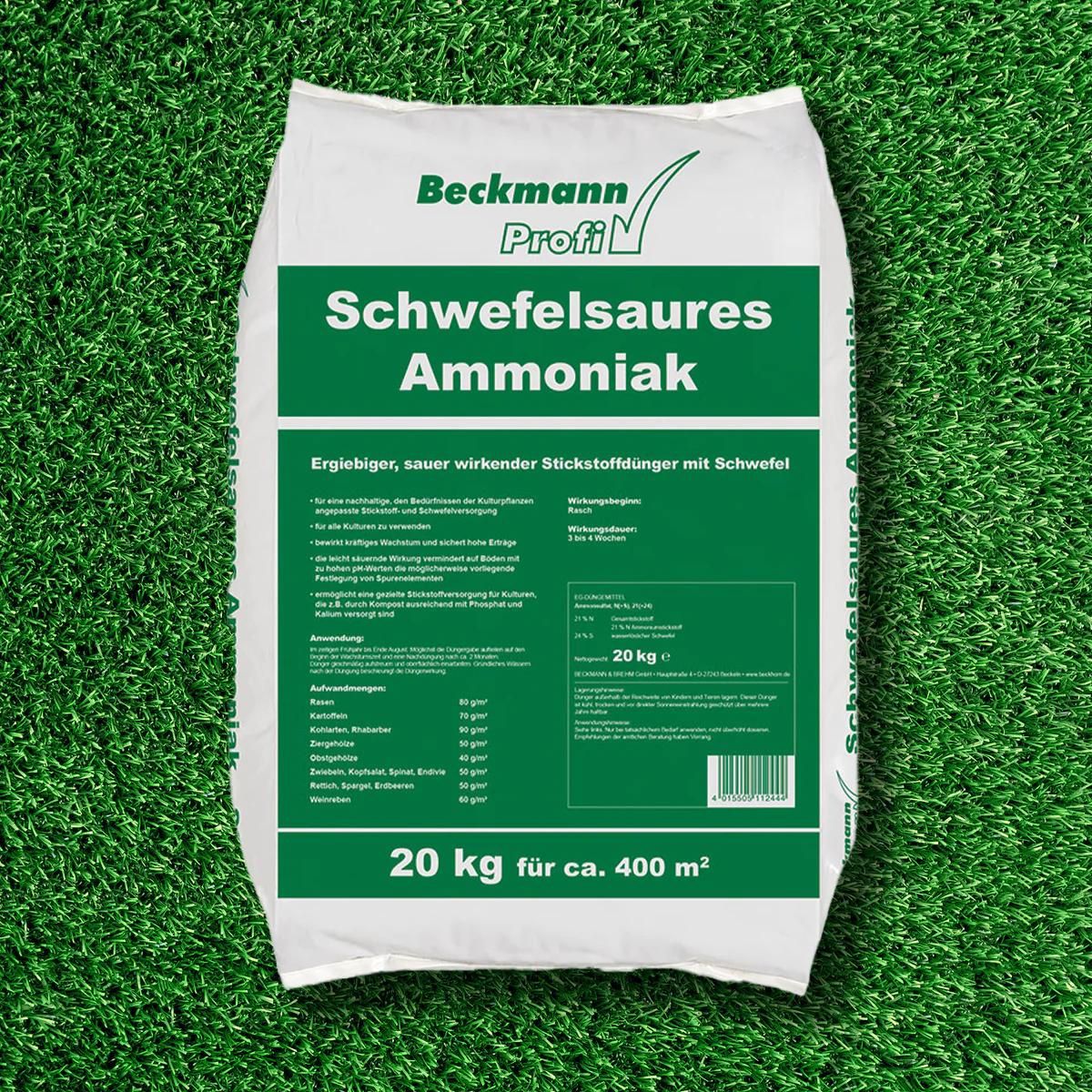 Schwefelsaures Ammoniak, 20 kg – Rasengrün.de