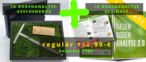 1 x Bodenanalyse-Geschenkbox & 1 x Bodenanalyse "ULTIMATE"