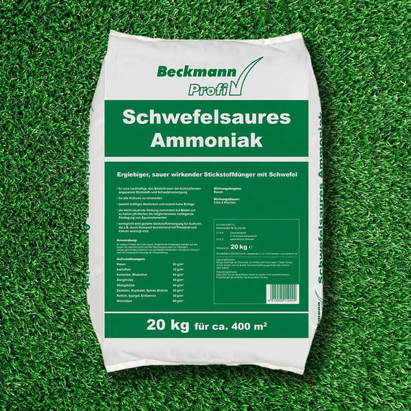 Schwefelsaures Ammoniak, 20 kg – Rasengrün.de