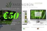 Rasengrün.de-Geschenkgutscheine