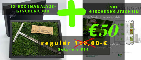 Bodenanalyse-Geschenkbox & 50€ Geschenkgutschein