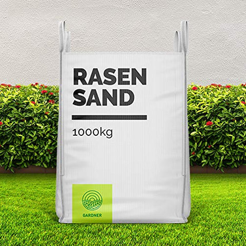 Quarzsand - Rasensand für Bodenverbesserung im praktischen Bigbag 1000-5000kg inkl. Versand (1000)