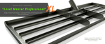 Levelrake "LEVEL MASTER PROFESSIONAL XL", Breite 1m, Rasenrakel aus Edelstahl, Single-Frame Technologie